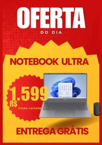 NOTEBOOK na caixa novo ULTRA