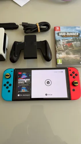 Nitendo switch Oled Novíssimo + Jogo