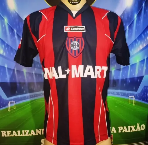 CAMISA SAN LORENZO ARGENTINA ANO 2007 ÉPOCA DO DALESSANDRO,PECA OFICIAL