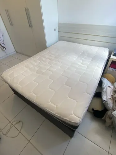 Cama Box Casal Completa com Colchão