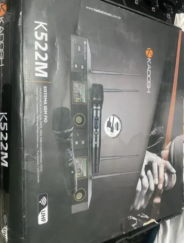 Microfone sem fio kadosh k522m