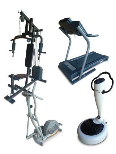 Oportunidade: Academia Completa em Casa! (4 Equipamentos) parc no cartão