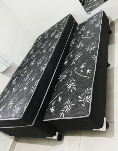 Cama box de solteiro Bibox 88x1.88 com Auxiliar D33 Direto da Fábrica | Qualidade Garantid