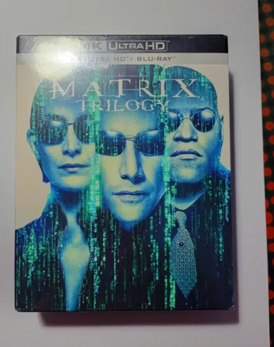 Matrix Trilogy Box Blu Ray 4k Importado Itália Original 9 Discs ALL AREAS LEG PT