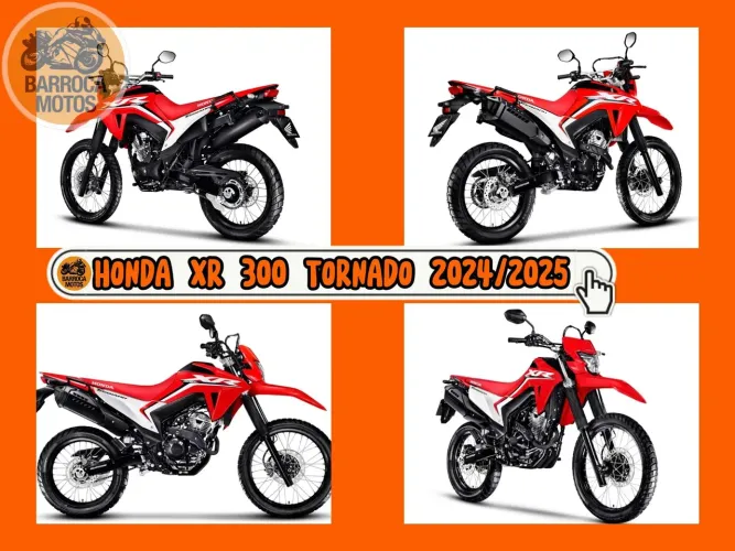 XR 300 TORNADO 0 KM * VERMELHA 2024/2025