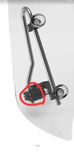 Encaixe da Bolha da Roayl Enfield Meteor 350 (01 Unidade)