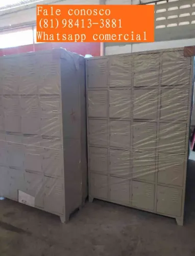 Armário de aço roupeiro para funcionários com 20 portas em até 5x sem juros