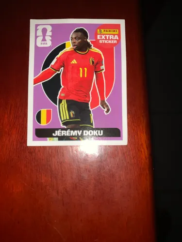 Figurinha Legend do jéremy Doku 90 Reais