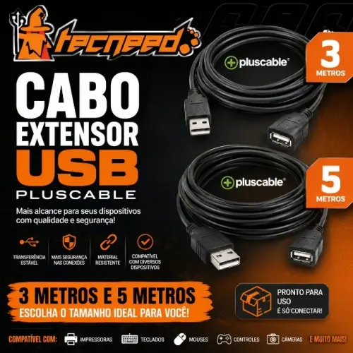CABO EXTENSOR USB