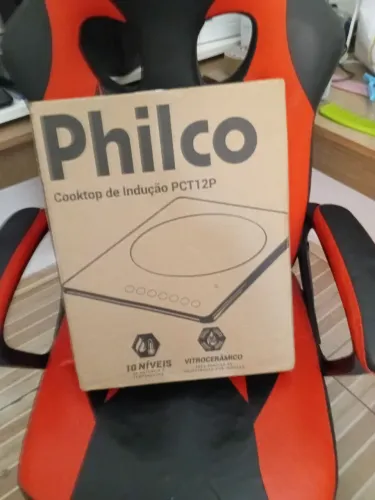Cooktop de inducao uma boca philco, acompanha panela de inducao de1L