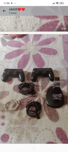 Vídeo game ps4 modelo fat 500 gb completo top zerado 