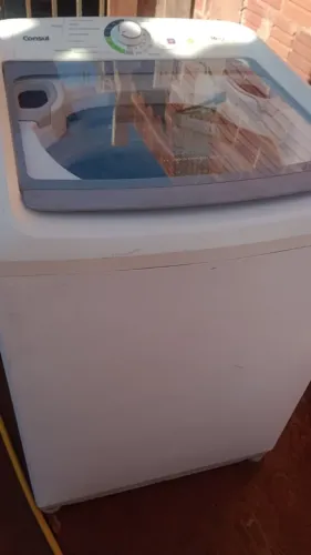 máquina de lavar roupa 16 k cesto inox bem conservada silenciosa