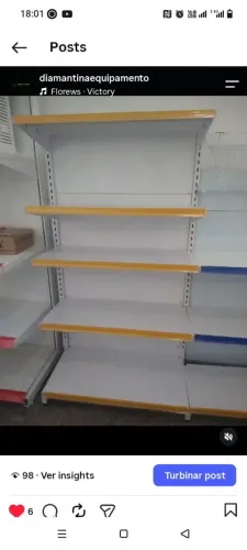 Gôndola mercado Premium nova