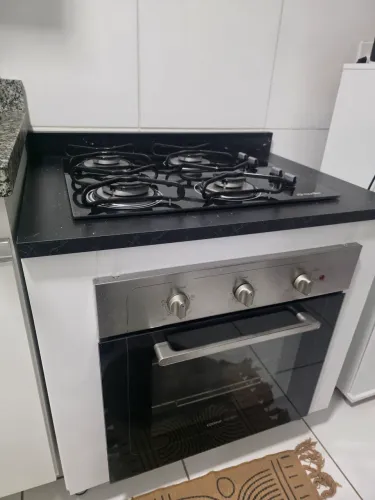 Forno Elétrico Consul + Cooktop Mueller 4 Bocas + Móvel - Excelente Estado