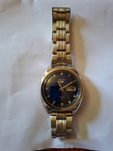 Relógio Masculino Seiko 5 Automático 21 Jewels Parado por Uso Contínuo