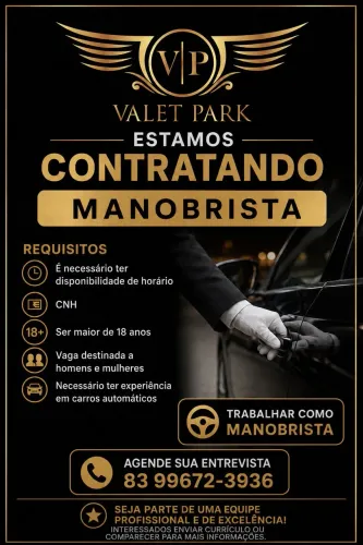 Vagas para Manobrista