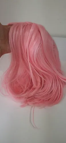 Peruca Rosa para Cosplay