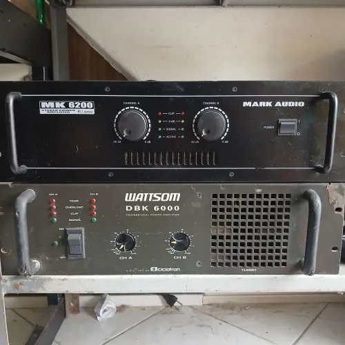 Amplificador wattsom DBK 6000 1500w RMS