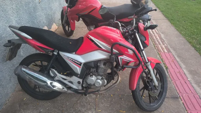 Moto Titan 160 Vermelha 2016 flex