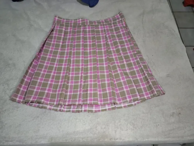 Saia Xadrez Rosa