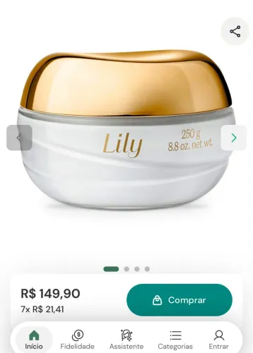 Hidratante Lily