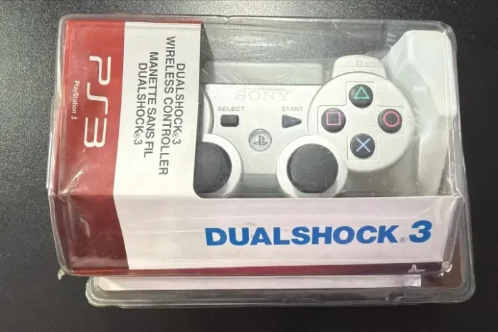 Controle Ps3 Prata Lacrado Dualshock 3