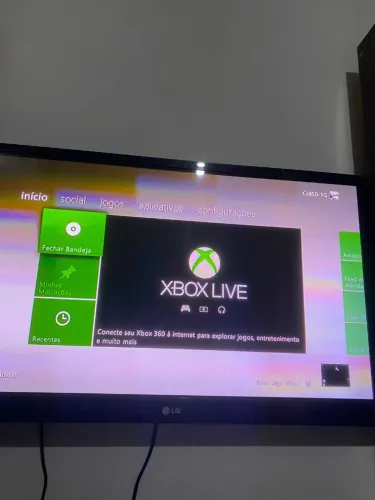 ? Xbox 360 Slim Desbloqueado  + Kinect + Controle original