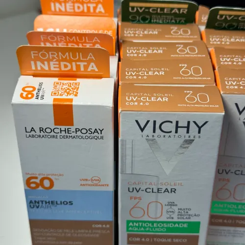 Lote - 14 Protetores Solares Vichy e La Roche-Posay