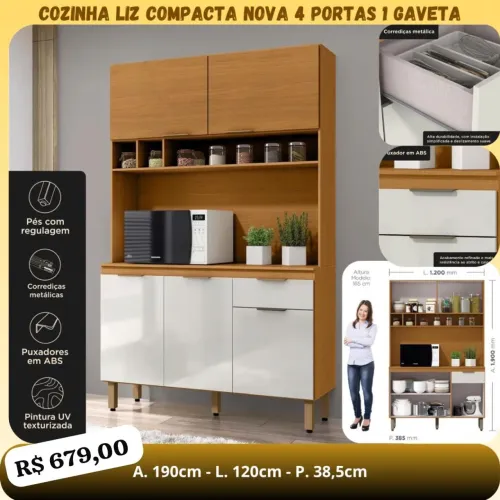 Armário de cozinha Liz