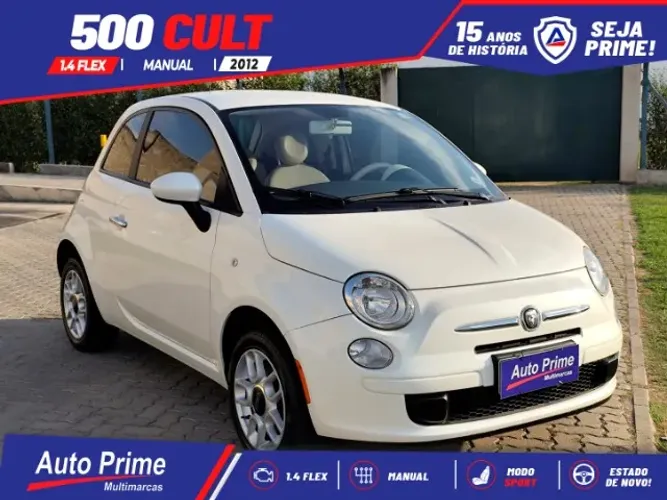 Fiat 500 Cult 1.4 Flex 8V EVO Mec. 2012