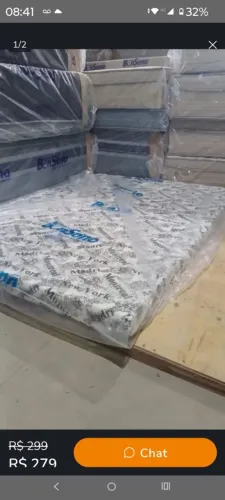 Colchonete casal 8cm de espuma bon sono