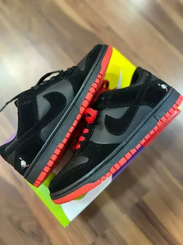Nike Dunk SB Preto/Vermelho | Oferta Especial R$ 90 | Envio para Todo Brasil