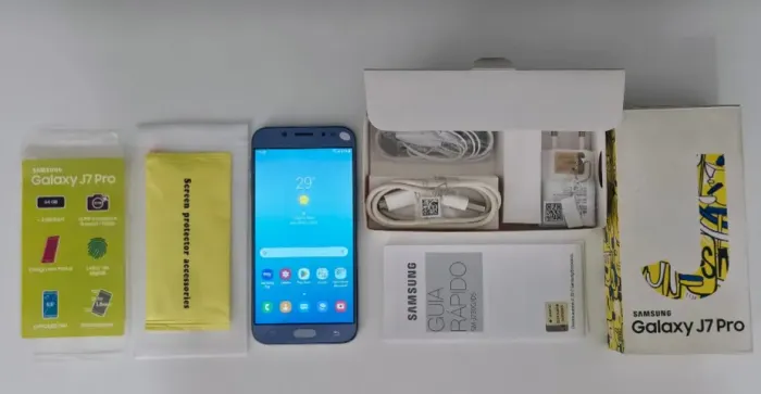 Samsung Galaxy J7 Pro J730g 64gb - Azul + Pelicula