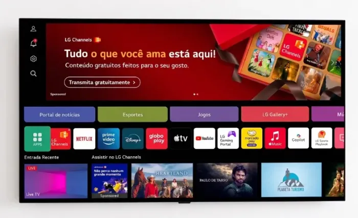 Smart TV LG OLED Evo 55 4K ThinQ AI OLED55C3PSA