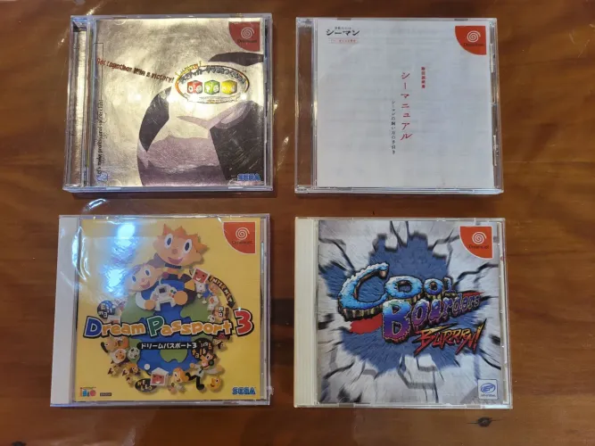 Lote jogos japoneses dreamcast 
