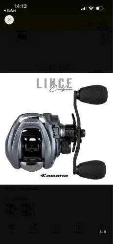 Carretilha de pesca Lince carbon-e