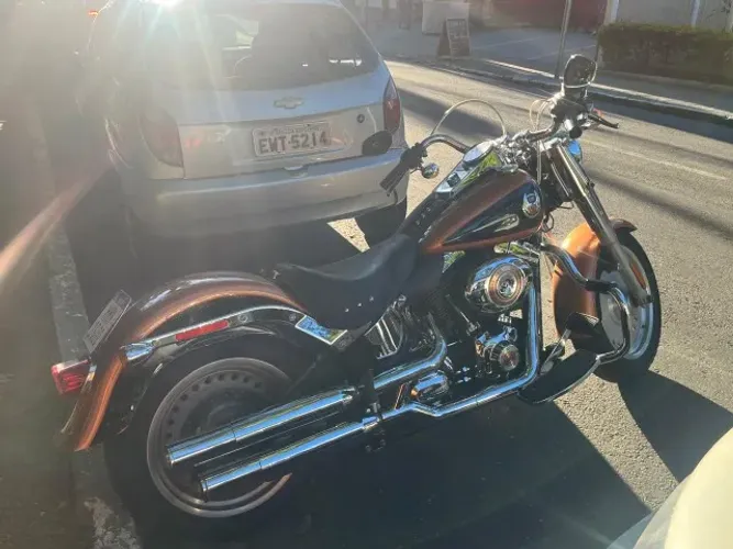 Harley Davidson fat Boy Edição de 105 Anos (moto exclusiva somente 5 no Brasil)
