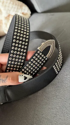 cinto com strass