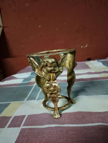 Suporte em bronze vintage motivo anjo