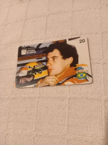Cartão Telefônico Ayrton Senna - Telebras