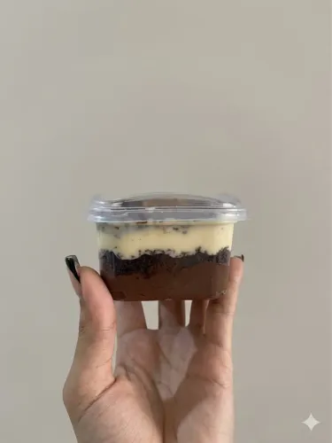 Bolo de pote de chocolate