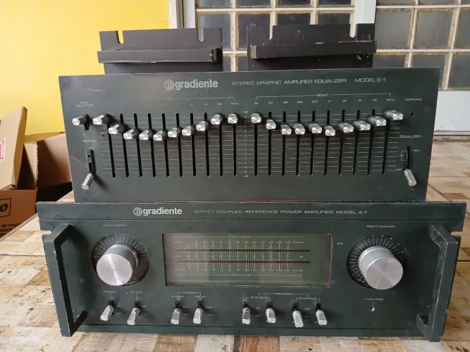 Amplificador Gradiente A1 + Equalizador Gradiente E1