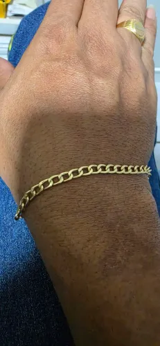 Pulseira em ouro 18k TOP Linda 4.4 gramas