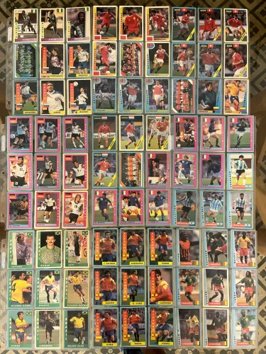Rara coleção de Cards da Copa do Mundo de 1994