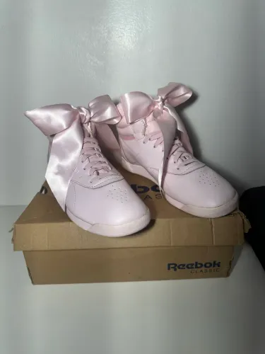 Tênis Reebok Freestyle Hi Bow Feminina - Rosa