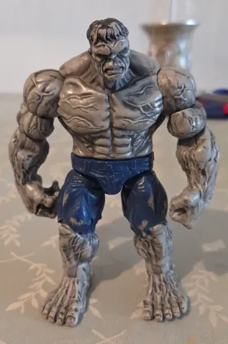 Boneco Action Figure Hulk Cinza Marvel Legends Toy Biz 2005 - Raro!