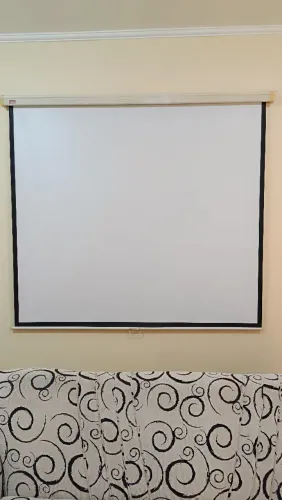Tela retratil para projetor 