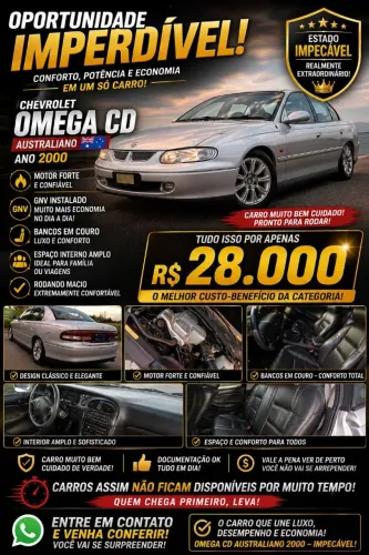 Chevrolet Omega CD 3.8 V6 2000