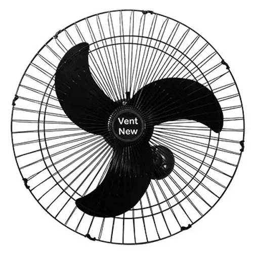 VENTILADOR OSC PAREDE 60CM GRADE AÇO PRETO BIV 200W VENT NEW NOVO