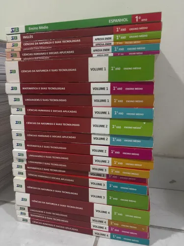 Livros Farias Brito, kit completo 1º ano EM
